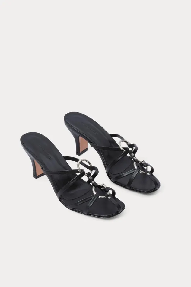 Women Heels Rachel Comey Lalluli Bondage Kitten Black Women Heels Rachel Comey Lalluli Bondage Kitten Black