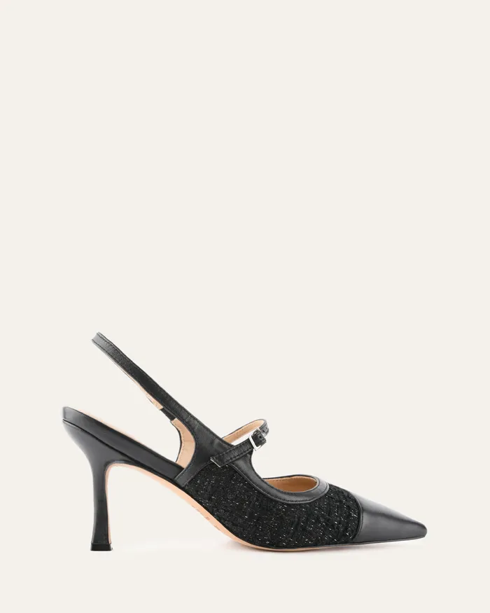 Women HIGH HEELS jomercer Ascot high heels black tweed