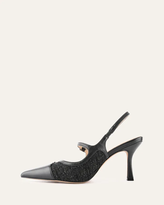 Women HIGH HEELS jomercer Ascot high heels black tweed Women HIGH HEELS jomercer Ascot high heels black tweed