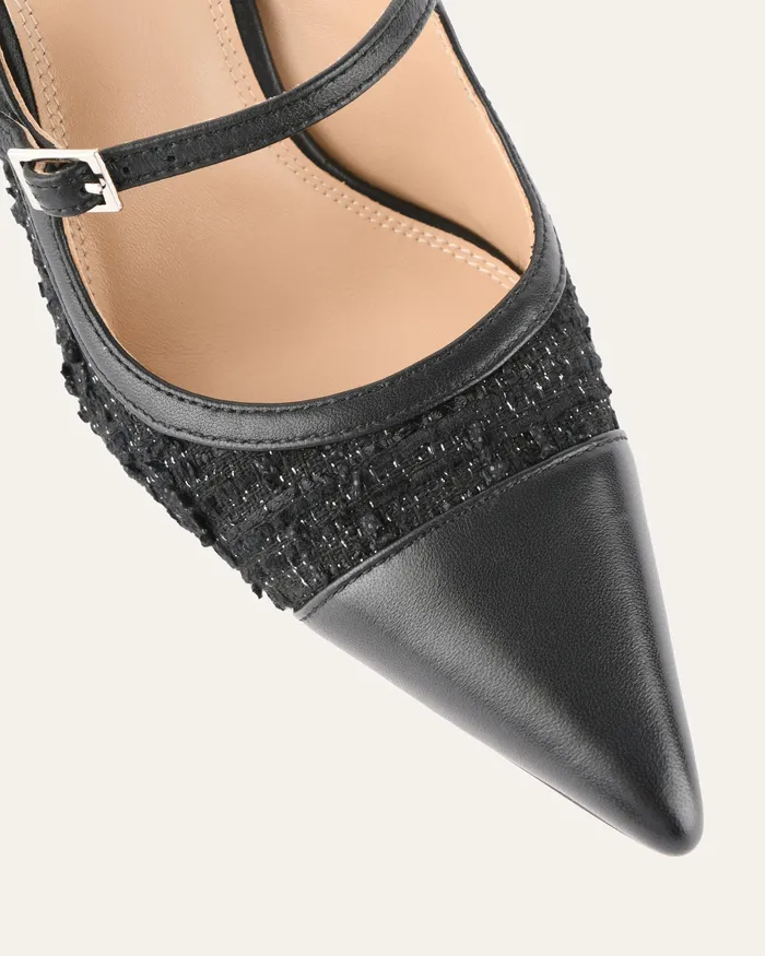 Women HIGH HEELS jomercer Ascot high heels black tweed Women HIGH HEELS jomercer Ascot high heels black tweed