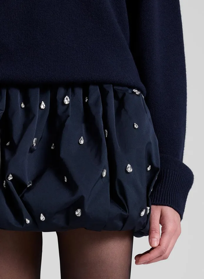 Women Holly Embellished Convertible Skirt Navy ALC Bottoms