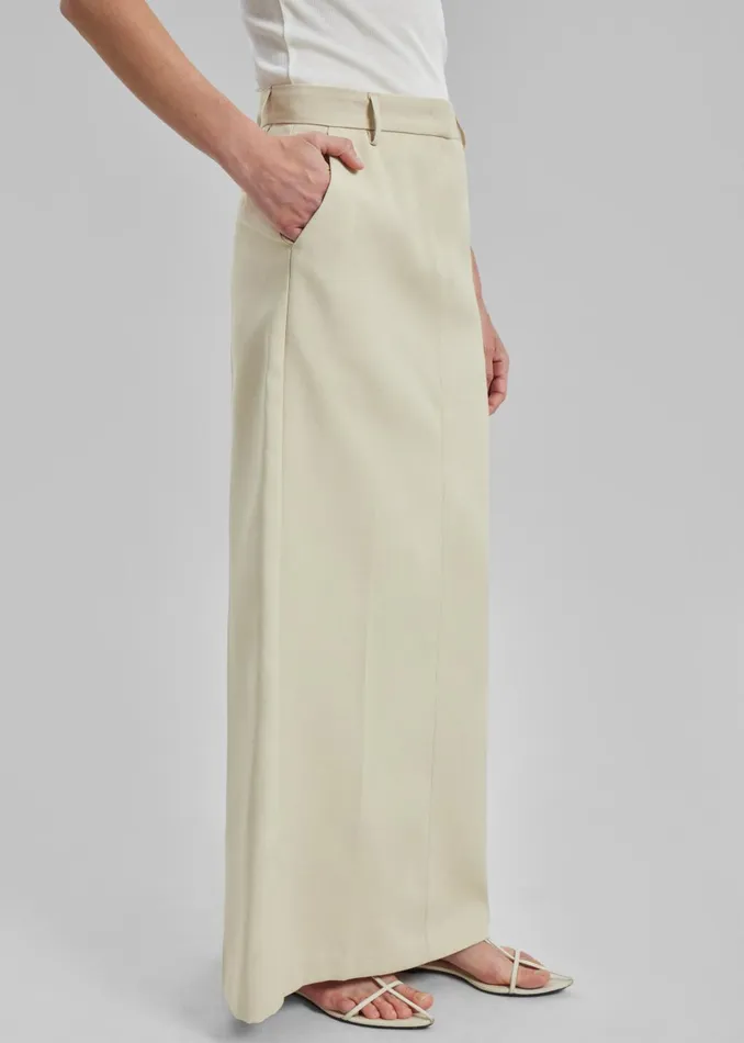 Women Indio Maxi Skirt 8211 Beige The Frankie Shop Bottoms
