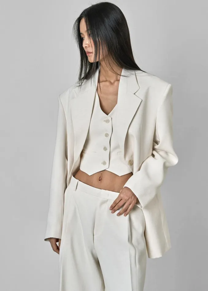 Women Indio Pants 8211 Off White The Frankie Shop Bottoms