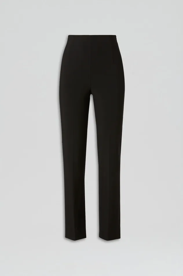 Women ITALIAN HIGHWAIST SLIM TROUSER BLACK Trousers Scanlan Theodore Women ITALIAN HIGHWAIST SLIM TROUSER BLACK Trousers Scanlan Theodore