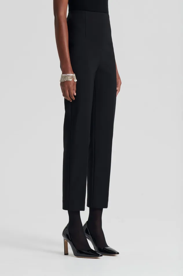 Women ITALIAN HIGHWAIST SLIM TROUSER BLACK Trousers Scanlan Theodore Women ITALIAN HIGHWAIST SLIM TROUSER BLACK Trousers Scanlan Theodore