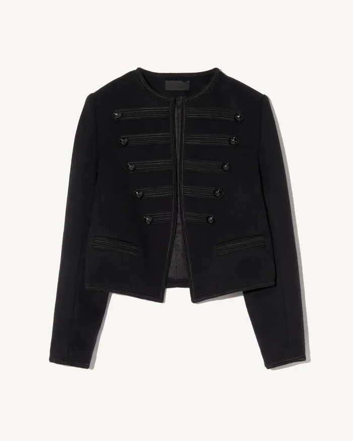 Women Jackets and Blazers Nili Lotan JONI JACKET Black