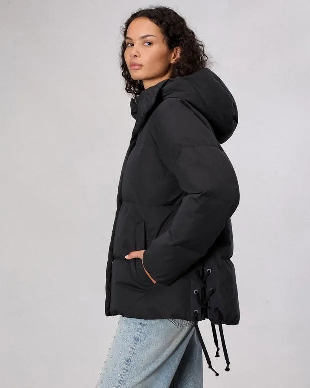 Women Jackets and Coats Rag and Bone Lenny Down Jacket Black
