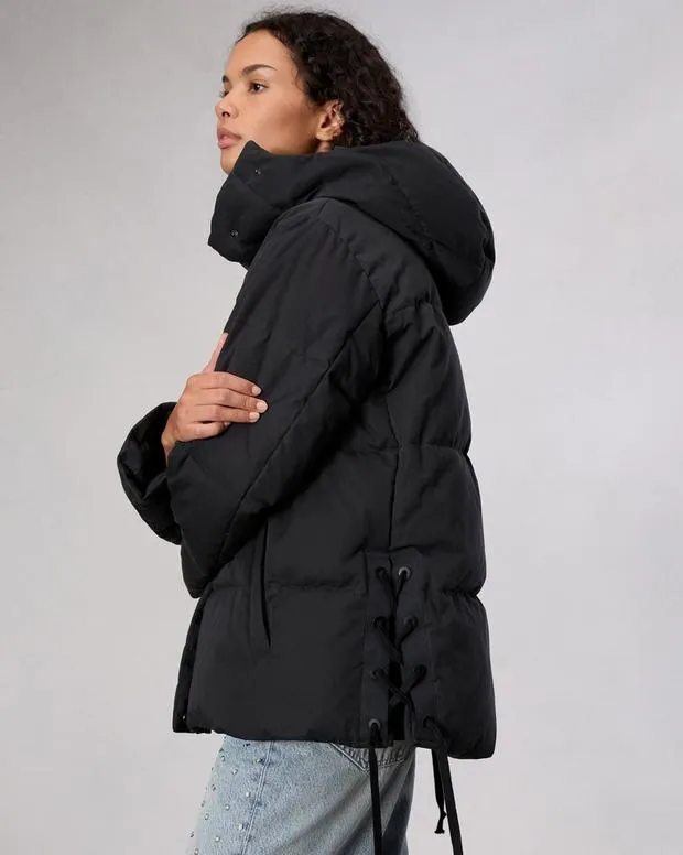 Women Jackets and Coats Rag and Bone Lenny Down Jacket Black