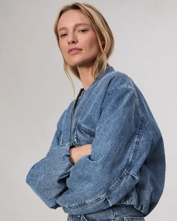 Women Jackets and Coats Rag and Bone Maggie Bomber Jacket Amara