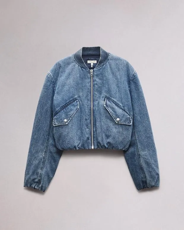 Women Jackets and Coats Rag and Bone Maggie Bomber Jacket Amara