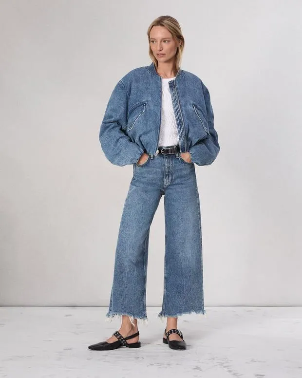 Women Jackets and Coats Rag and Bone Maggie Bomber Jacket Amara