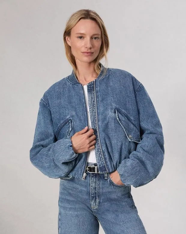 Women Jackets and Coats Rag and Bone Maggie Bomber Jacket Amara