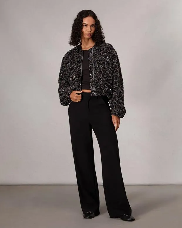 Women Jackets and Coats Rag and Bone Samira Bomber Jacket Multi Color