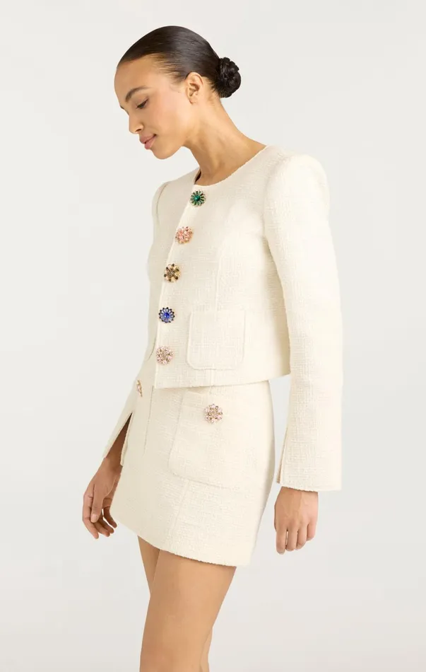 Women Jackets Cinq Sept Randi Jacket Gardenia