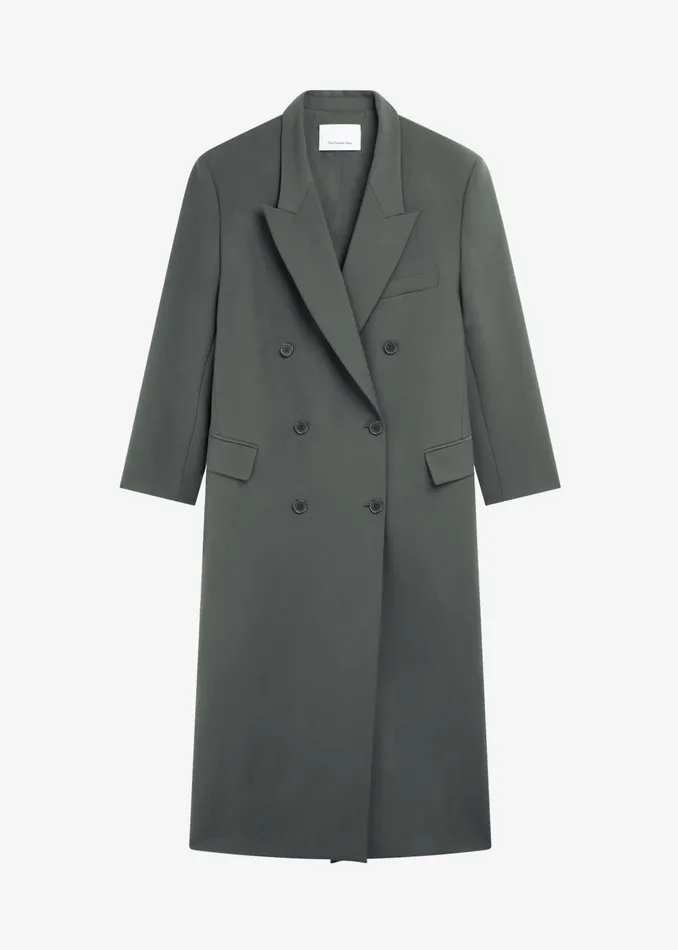 Women Jane Long Coat 8211 Light Khaki The Frankie Shop Outerwear