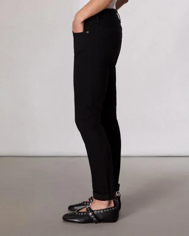 Women Jeans Rag and Bone Dre Slim Boyfriend Jean Vintage Stretch Denim Black Women Jeans Rag and Bone Dre Slim Boyfriend Jean Vintage Stretch Denim Black