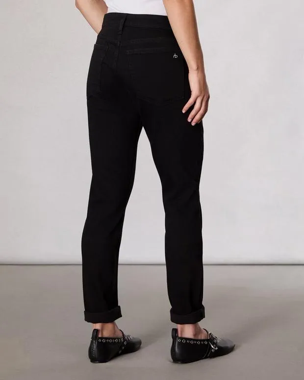 Women Jeans Rag and Bone Dre Slim Boyfriend Jean Vintage Stretch Denim Black Women Jeans Rag and Bone Dre Slim Boyfriend Jean Vintage Stretch Denim Black