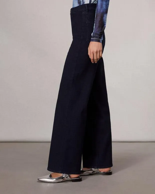 Women Jeans Rag and Bone Epic Hadley WideLeg Jean Epic Stretch Denim Rinse