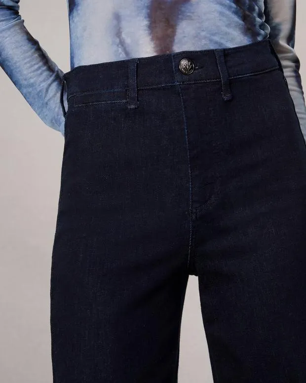 Women Jeans Rag and Bone Epic Hadley WideLeg Jean Epic Stretch Denim Rinse