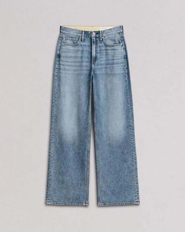 Women Jeans Rag and Bone Featherweight Logan WideLeg Jean Featherweight Denim Audrey