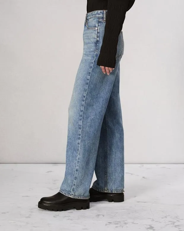 Women Jeans Rag and Bone Featherweight Logan WideLeg Jean Featherweight Denim Audrey