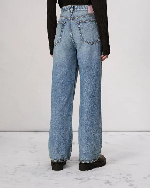 Women Jeans Rag and Bone Featherweight Logan WideLeg Jean Featherweight Denim Audrey