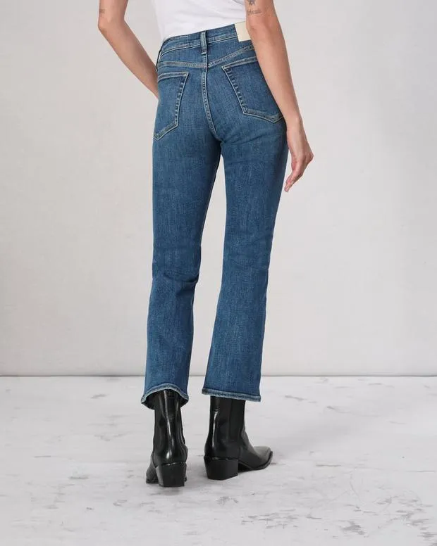 Women Jeans Rag and Bone Flexi Peyton Ankle Bootcut Jean Flexi Smooth and Sculpt Denim Willow