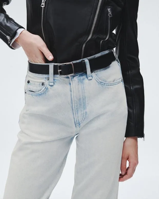 Women Jeans Rag and Bone Logan WideLeg Jean Lightweight Rigid Denim Icefall