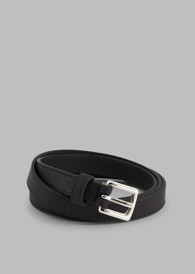 Women Jessie Leather Belt 8211 Black The Frankie Shop