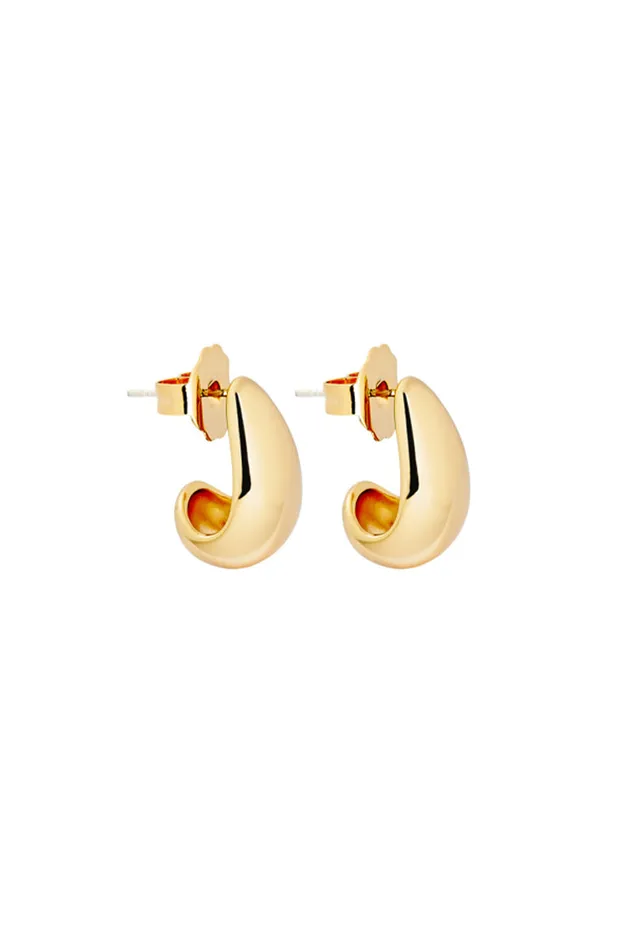 Women Jewelry LoveShackFancy BrinkerEliza Jenna Earrings Gold