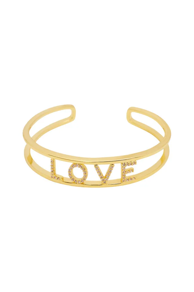 Women Jewelry LoveShackFancy Hypso Love Bangle White