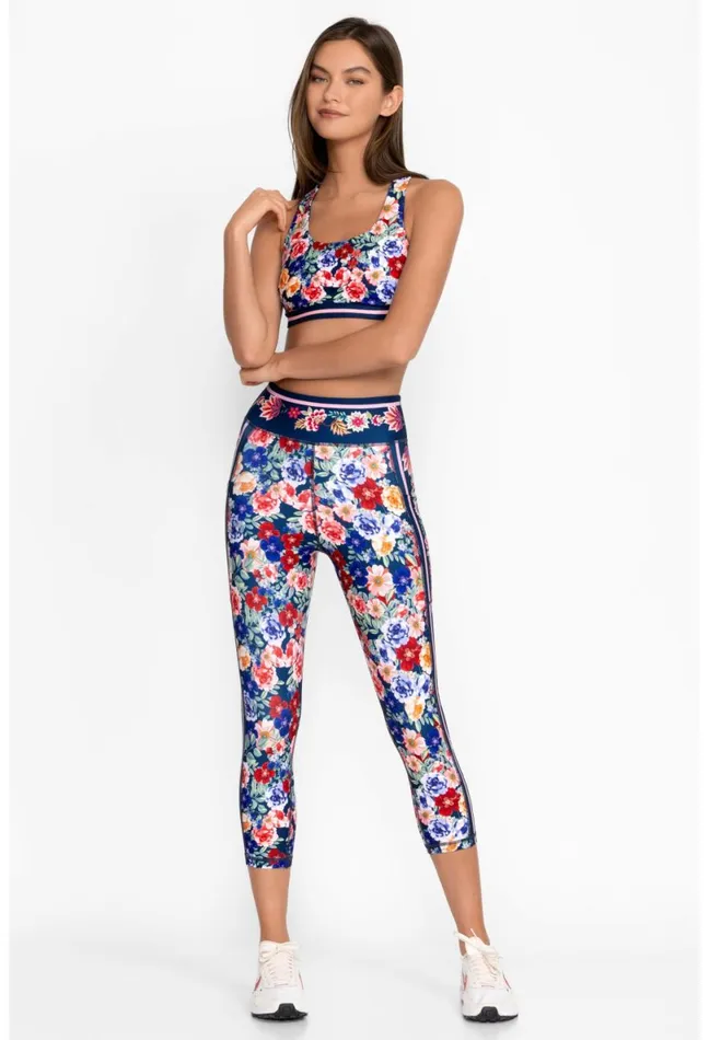 Women Johnny Was Active Bee Active Capri Legging With Pockets Otti