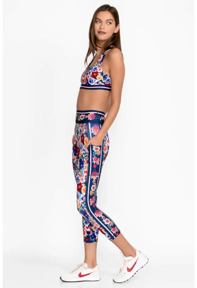 Women Johnny Was Active Bee Active Capri Legging With Pockets Otti