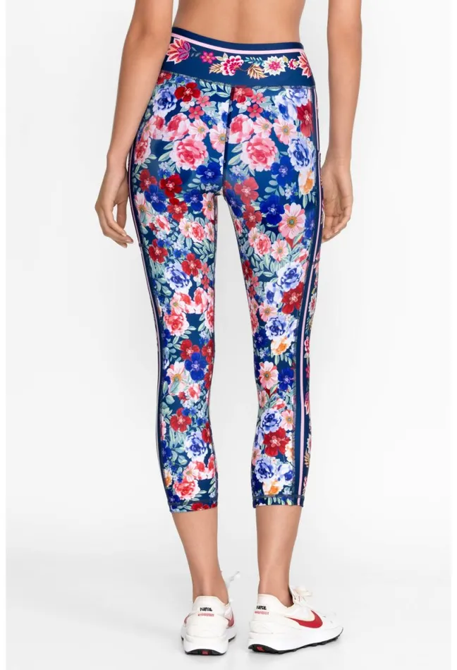 Women Johnny Was Active Bee Active Capri Legging With Pockets Otti