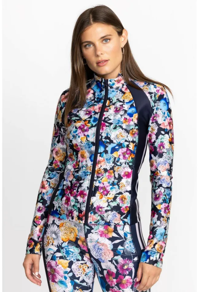 Women Johnny Was Active Fall Dance Fitted Athletic Jacket Falldance