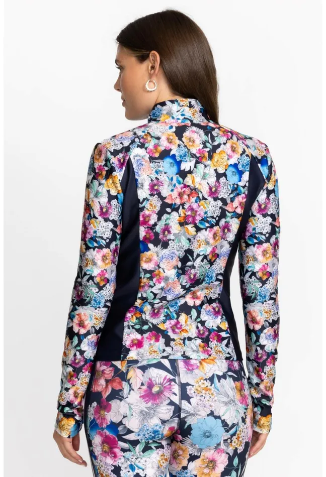 Women Johnny Was Active Fall Dance Fitted Athletic Jacket Falldance