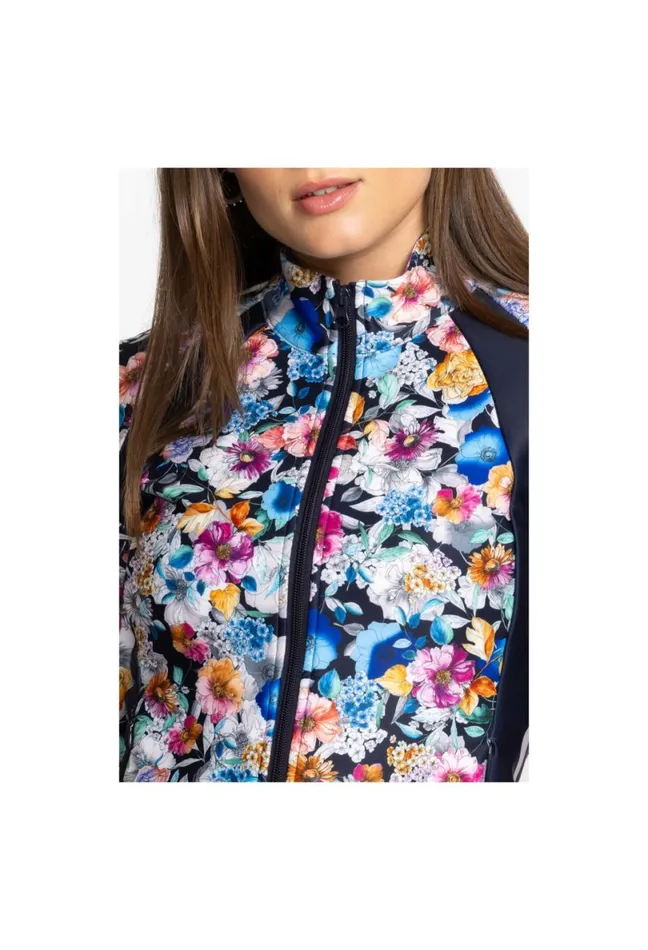 Women Johnny Was Active Fall Dance Fitted Athletic Jacket Falldance