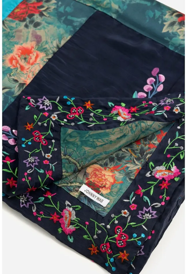 Women Johnny Was Blankets Hazel Patchwork Throw Patchwork