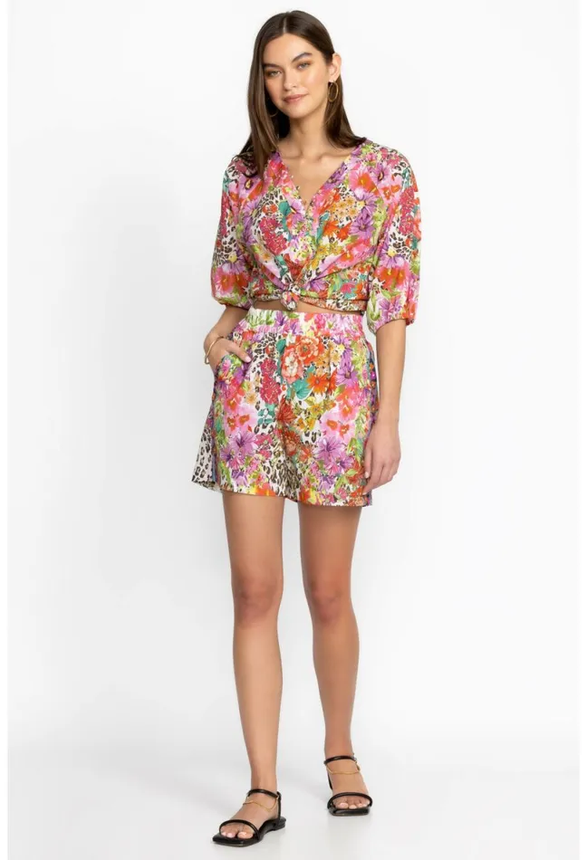 Women Johnny Was Bottoms Wild Garden Short Wild Garden