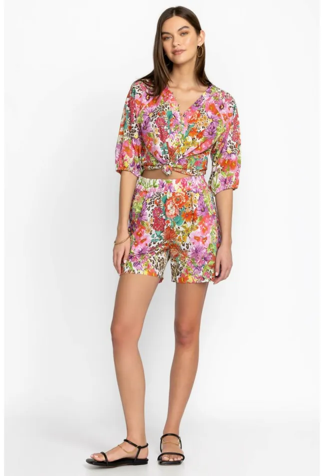 Women Johnny Was Bottoms Wild Garden Short Wild Garden