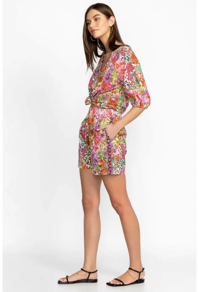 Women Johnny Was Bottoms Wild Garden Short Wild Garden