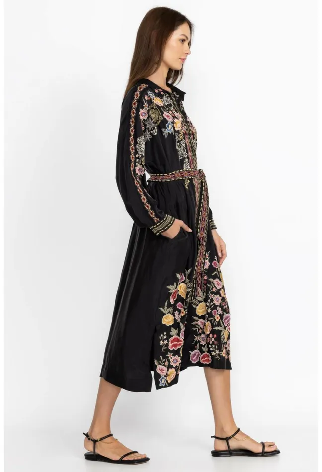 Women Johnny Was Dresses Fairlie Dress Black