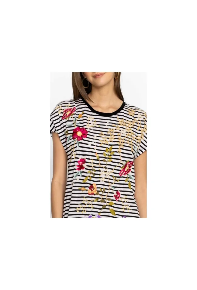 Women Johnny Was Dresses Osaka Relaxed Knit Dress Stripe
