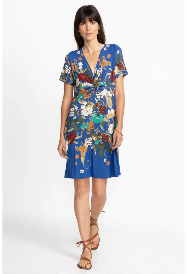 Women Johnny Was Dresses Tee Bee Twist Front Swing Dress Teebee