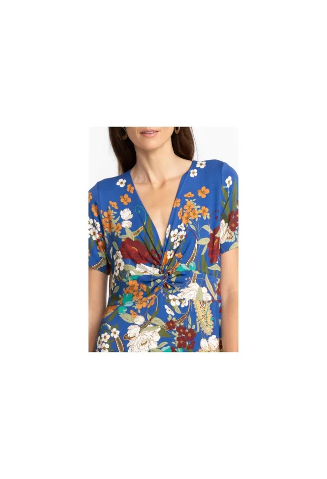 Women Johnny Was Dresses Tee Bee Twist Front Swing Dress Teebee