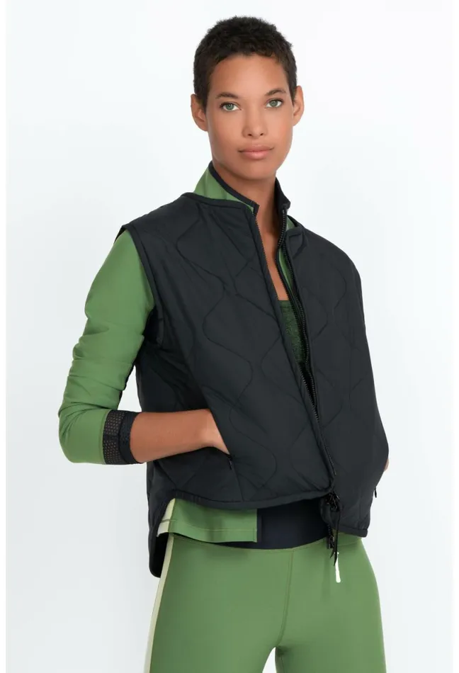 Women Johnny Was Outerwear Endurance Mesh Zip Jacket Bronze Green