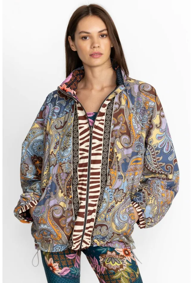 Women Johnny Was Outerwear Harmon Jacket Reversible Delfino
