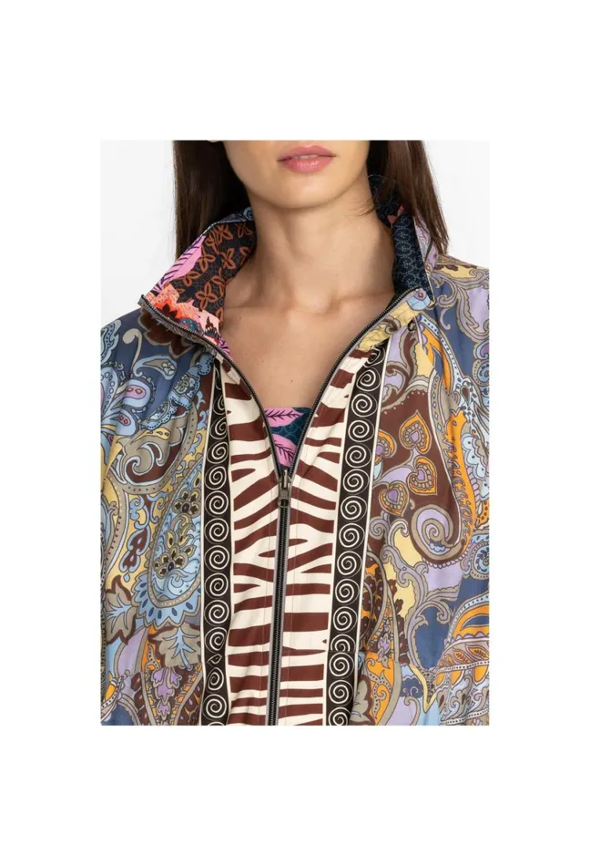 Women Johnny Was Outerwear Harmon Jacket Reversible Delfino