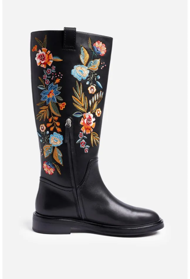 Women Johnny Was Shoes Bianca Boot Black