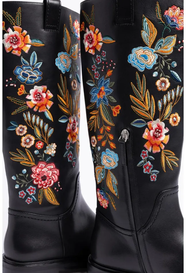 Women Johnny Was Shoes Bianca Boot Black